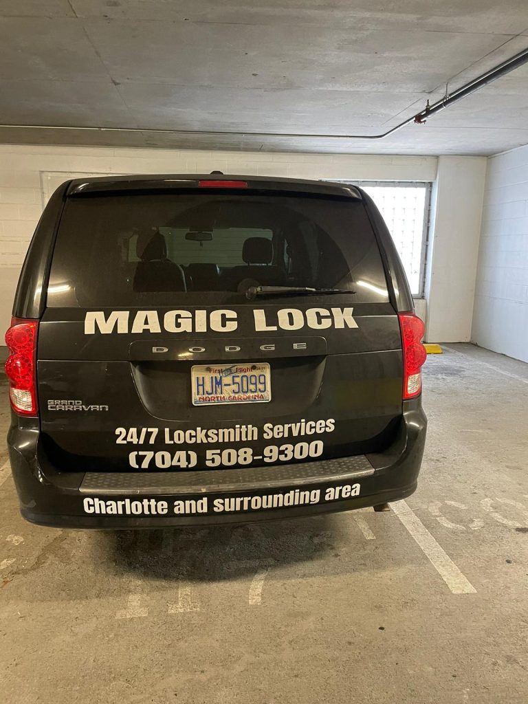 Magic lock locksmith in Charlotte unit van