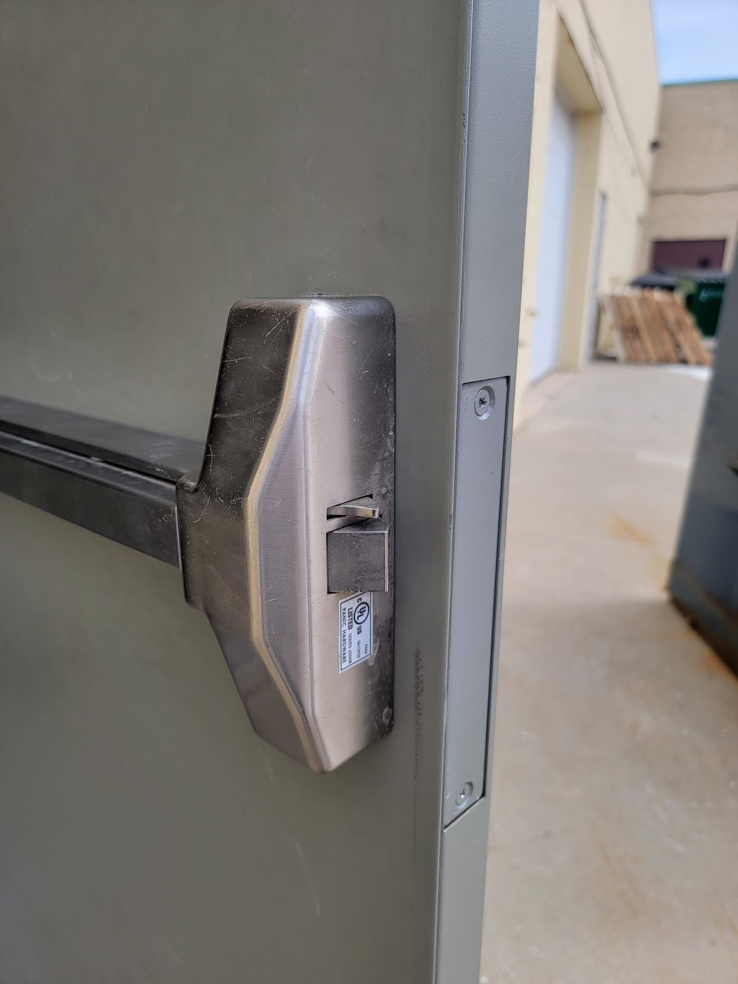 commercial exit device installed by magic lock charlotte nc